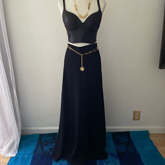 ST.JHON by Marie gray black maxi skirt size 6 - Picture 15 of 15